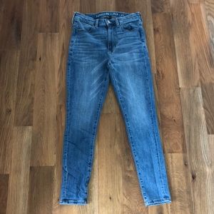 American Eagle (next level- high rise jeans)